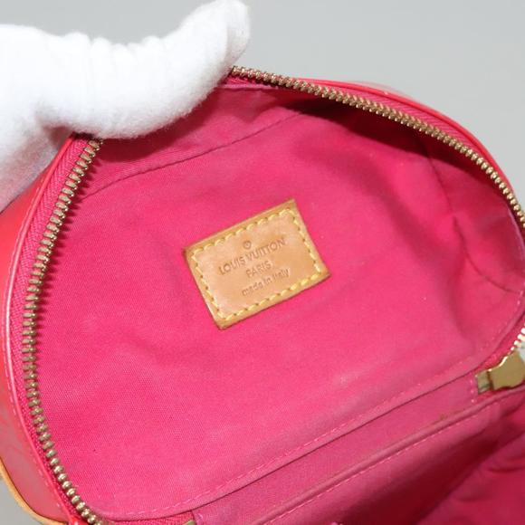 LOUIS VUITTON Monogram Vernis Sullivan Vertical Bag Pink M91259 LV Auth 116784 - Picture 10 of 16